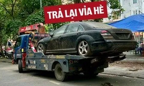 Mercedes-AMG S63 phơi sương vỉa hè gần 10 năm tại Hà Nội đã bị cẩu đi và đây là lý do