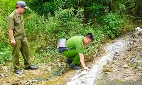 C05 - Bộ Công an vào cuộc vụ nước giếng khoan nhà dân đổi màu tím bất thường