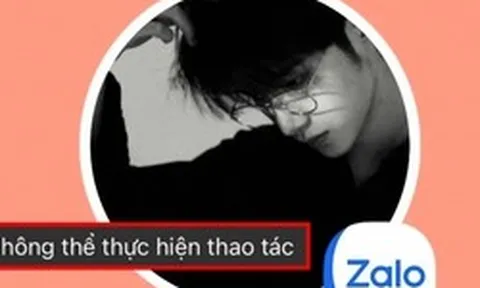 Zalo chặn chụp màn hình ảnh đại diện