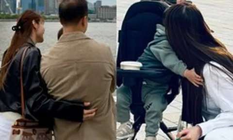 Quý tử hào môn lần đầu lộ mặt: Mẹ là "ngọc nữ" Vbiz, bố là doanh nhân giàu có