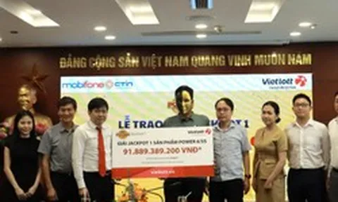Một doanh nhân ở Ninh Bình trúng giải Jackpot 1 trị giá hơn 91 tỉ đồng
