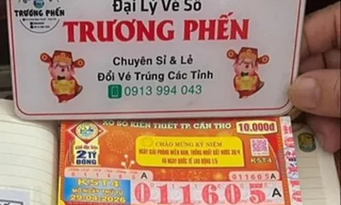 Sáng 30-4, xuất hiện nguyên cây 160 vé trúng xổ số miền Nam