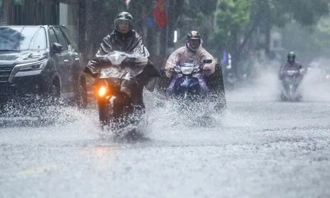 Miền Bắc mưa to, có nơi mưa rất to, tâm điểm nơi nào?