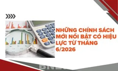 Nhiều chính sách kinh tế nổi bật có hiệu lực từ tháng 6/2026
