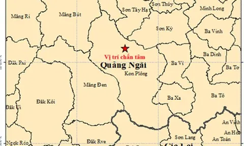 Động đất tiếp tục rung chuyển ở "điểm nóng" Kon Plông, Quảng Ngãi
