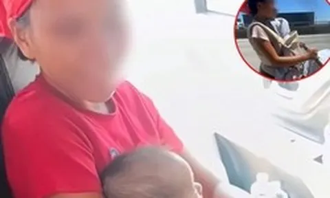 Diễn biến mới nhất vụ người mẹ dắt 2 con nhỏ đi bộ giữa trời 40 độ: Đã lên taxi