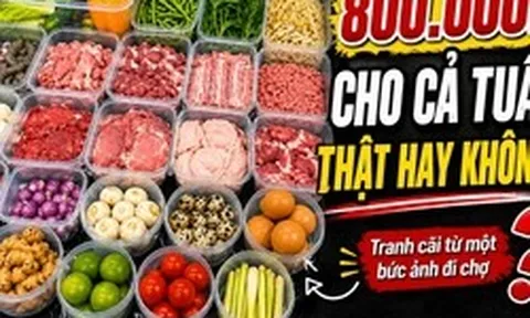 Vì sao bức ảnh đi chợ đầy ắp hải sản, rau, thịt giá 800.000 đồng gây tranh cãi, câu trả lời nằm ở nơi bạn sống