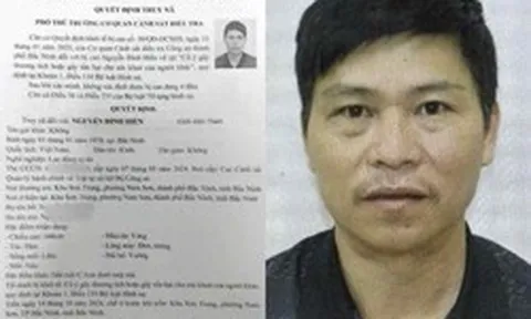 Công an truy nã, kêu gọi Nguyễn Đình Hiển SN 1978 ra đầu thú