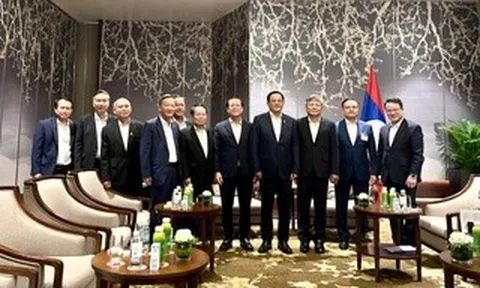 Thủ tướng Lào ghi nhận những đóng góp của VRG tại Lào