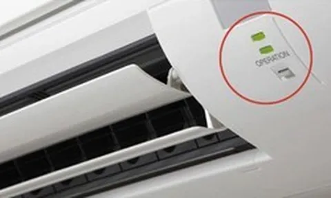 Đèn điều hòa nhấp nháy liên tục có sao không? Thợ sửa chữa lâu năm trả lời