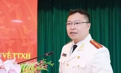 Thiếu tá Nguyễn Quốc Huy giữ chức Giám đốc Trung tâm Dữ liệu quốc gia về dân cư