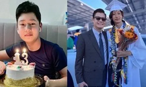 Con trai ca sĩ Quang Dũng: Cao 1m9, tốt nghiệp trường danh tiếng ở Mỹ