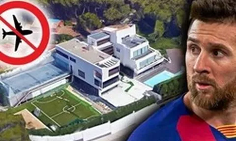 Vì sao máy bay không được bay qua nóc nhà của Messi?