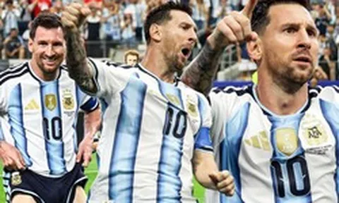 Chùm ảnh: Từ sút hỏng penalty đến bàn thắng thứ 18, Messi đi vào lịch sử World Cup