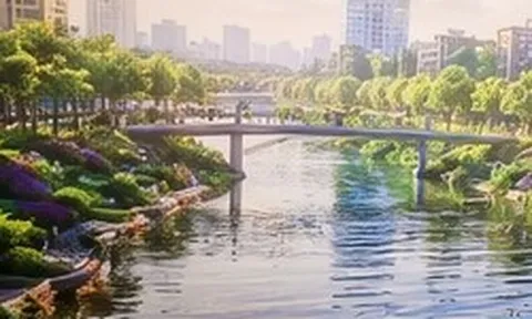 Sông Tô Lịch thay đổi ra sao trong quy hoạch Hà Nội tầm nhìn 100 năm?