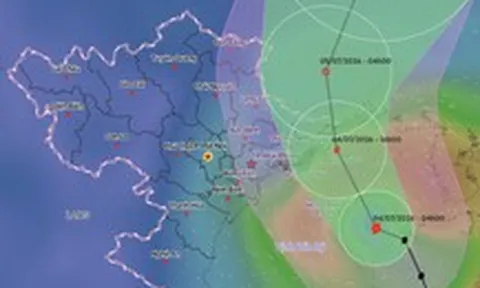 Bão số 1 gió giật cấp 11 vào vịnh Bắc Bộ, cách Quảng Ninh 180km