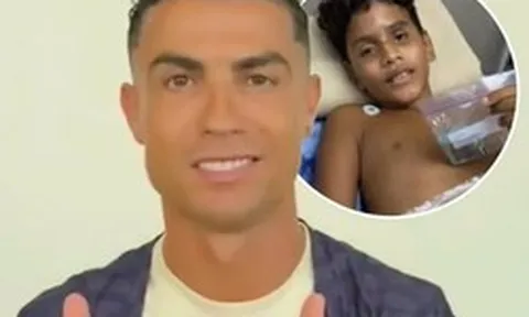 Món quà từ Ronaldo thắp sáng nụ cười cậu bé mất chân trong thảm họa động đất ở Venezuela