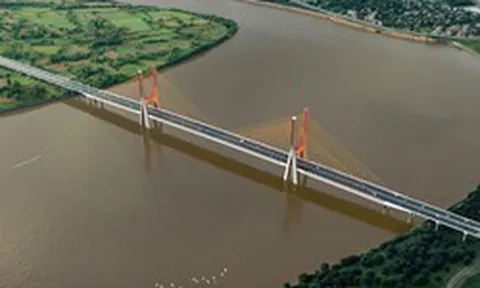 Sau gần một năm khởi công, cây cầu hơn 11.800 tỷ đồng vượt sông Hồng, kết nối Hà Nội đến Hưng Yên có tiến độ ra sao?