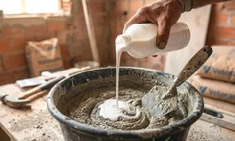 Lý do thợ xây thêm 'chất lỏng trắng' vào xi măng: Bí quyết chỉ người trong nghề mới thành thạo