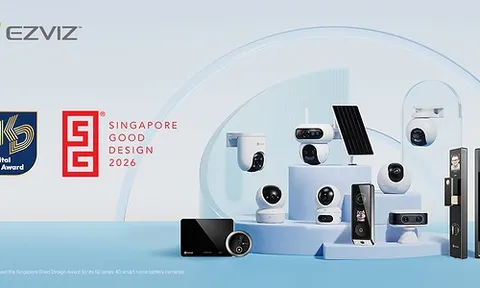 Thắng lớn tại K-Digital Brand Award và Singapore Good Design Award, EZVIZ tái khẳng định vị thế trong việc tiên phong đổi mới công nghệ và thiết kế sản phẩm.