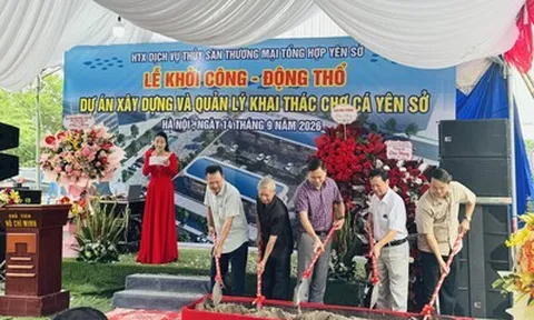 Khởi công dự án chợ cá lớn nhất Hà Nội
