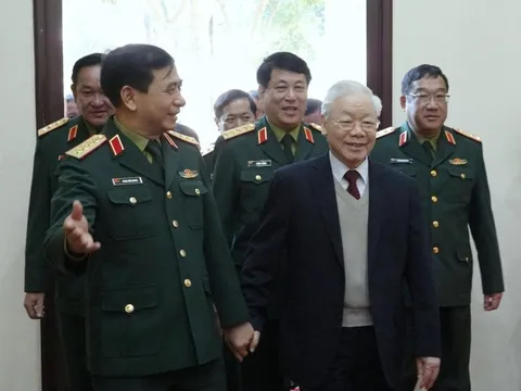 Tổng Bí thư Nguyễn Phú Trọng dự và chỉ đạo Hội nghị Quân chính toàn quân