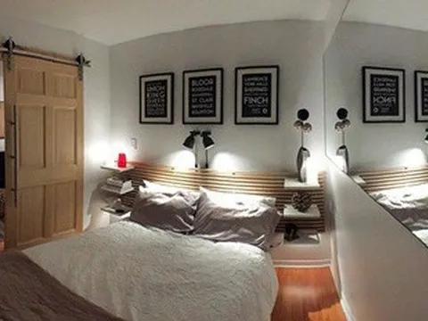Phòng ngủ 6,3m² vẫn rộng rãi nhờ cách trang trí thông minh