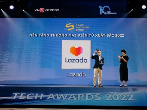 Lazada hai năm liên tiếp được "xướng tên" là nền tảng TMĐT xuất sắc