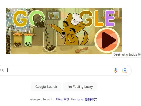 Trà sữa trân châu được Google tôn vinh
