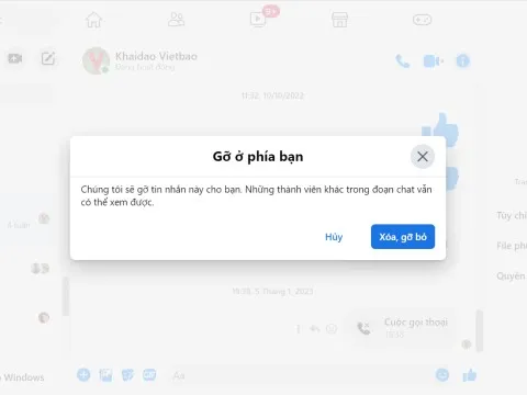Facebook Messenger bất ngờ không thu hồi được tin nhắn