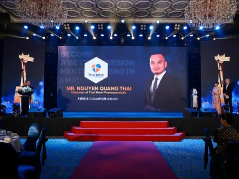 Chủ tịch Dược phẩm Thái Minh được vinh danh Lãnh đạo Xuất sắc 2023