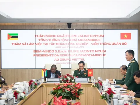Tổng thống Filipe Jacinto Nyusi mong muốn Viettel đào tạo cho Mozambique chuyên gia công nghệ
