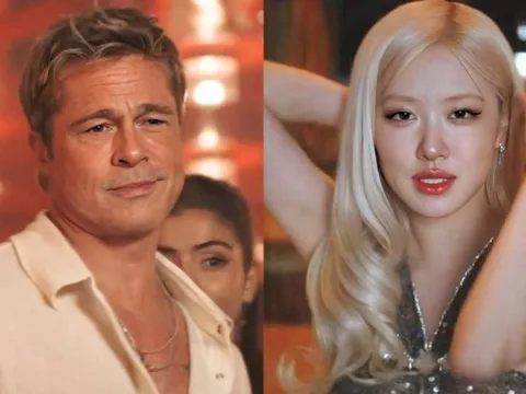 Brad Pitt xuất hiện cùng Rosé (BlackPink)