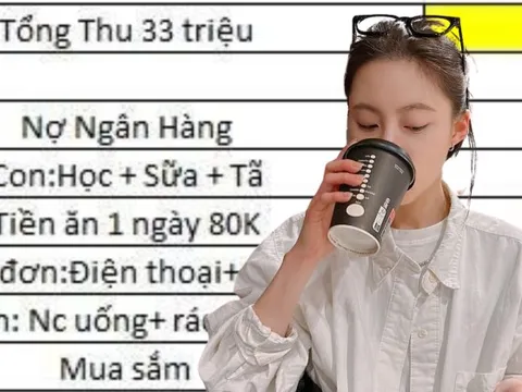 Bảng chi tiêu của người vợ ở TP.HCM khiến dân mạng đặt ra 1000 câu hỏi
