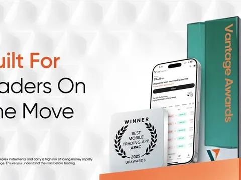 Vantage giành giải 'Ứng dụng giao dịch di động tốt nhất - APAC' tại UF Awards APAC 2025