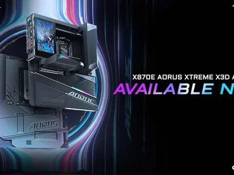 Giải phóng bộ xử lý AMD Ryzen X3D: Bo mạch chủ X870E AORUS XTREME X3D AI TOP của GIGABYTE đã lên kệ