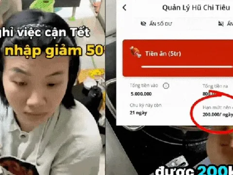 Chồng nghỉ việc cận Tết, thu nhập giảm 50%: Vợ buộc phải siết tiền ăn còn 200.000đ/ngày để giữ tiêu Tết 12 triệu