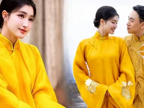 Nhan sắc "thần tiên tỷ tỷ" của Phương Nhi trong lễ Hằng thuận: Vì sao nàng dâu hào môn lại chọn sắc vàng "lạ" mà đầy quyền lực?