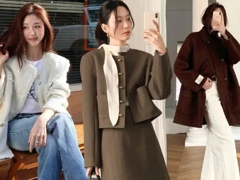 Hot nhất hiện tại là áo khoác dạ với 4 kiểu cực sang nên sắm cho Tết