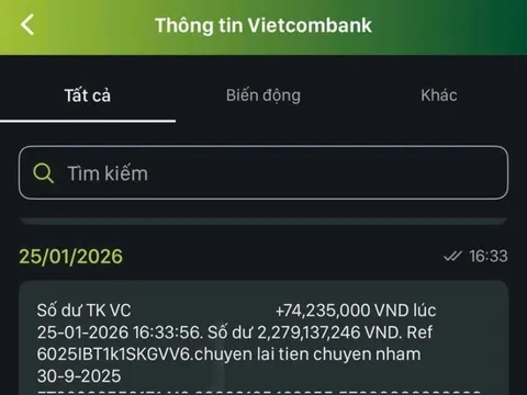 Chuyển nhầm 74 triệu đồng vào tài khoản Techcombank của người đàn ông SN 1988, nữ kế toán liên lạc chủ tài khoản nhưng không được: Công an lập tức xác minh