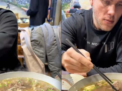 Khách Tây liều lĩnh thử ăn món độc lạ Việt Nam, trong khi nhiều người Việt chưa chắc đã dám