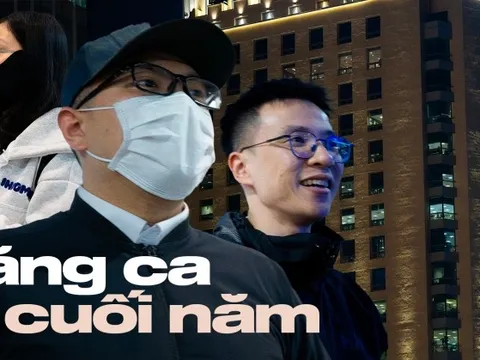 Chùm ảnh, clip: 10 giờ đêm, các toà nhà văn phòng ở Hà Nội vẫn sáng đèn, nhân viên tăng ca đến 0 giờ