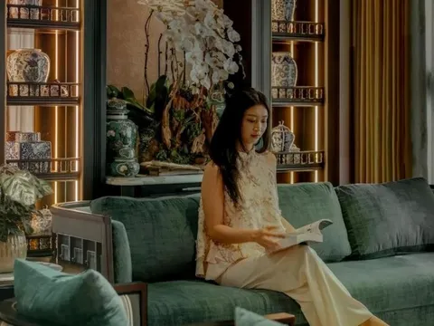 Khám phá căn hộ 180m2 phong cách Indochine