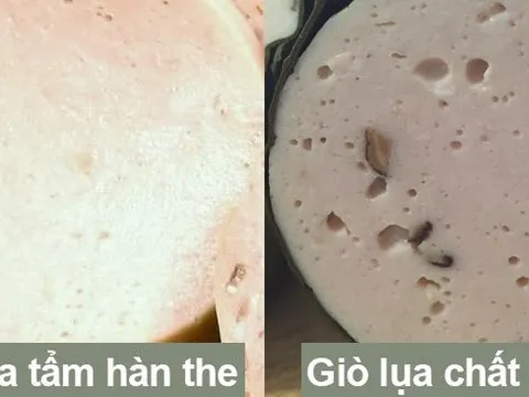 5 dấu hiệu nhận biết giò chả có hàn the, tôi ước tất cả mọi người đều biết để sắm Tết