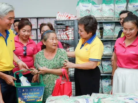 Siêu thị mini 0 đồng 2026: PNJ lan tỏa Tết yêu thương đến 15.000 bà con