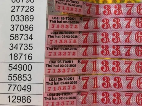 Xổ số miền Nam: Sáng 3-2, hai dãy số độc đắc đã tìm ra người trúng giải