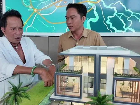 Nam danh hài U70 xuống tiền mua biệt thự lô góc, 2 miếng đất nền ở Long An