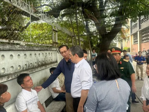 Vụ cháy 3 người tử vong: Phó Bí thư Thành ủy TPHCM Nguyễn Phước Lộc chia buồn với gia đình nạn nhân