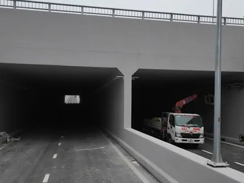 Hầm chui qua đường sắt gần 800 tỉ đồng sắp thông tuyến