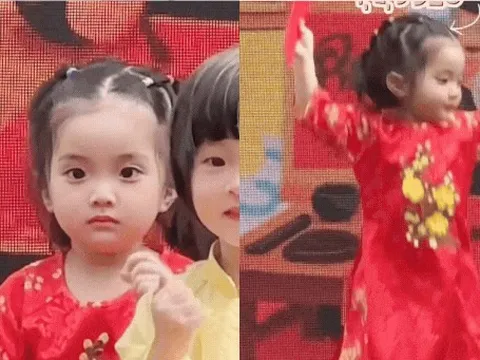 Không thể rời mắt khi Lisa nhà Khánh Thi-Phan Hiển lần đầu diễn sân khấu, xinh yêu quá mức, khí chất chuẩn "con nhà nòi"